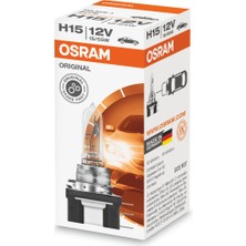 Osram H15 Ampul 12V 15/55W Standart (1 Adet)