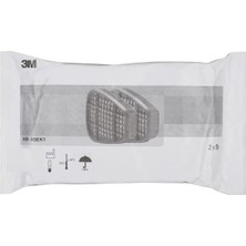 3m 6200 Yarım Yüz Maskesi + 3m 6059 Abek Filtre + 3m 5935 P3 Filtre +K501 Kapak