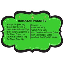 Ramazan Erzak Yardım Paketi Kolisi 13 Parça No:2