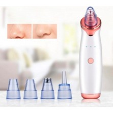 Unisex Beyaz Çok Fonksiyonlu Vakumlu Siyah Nokta Leke Yüz Temizleme Cihazı