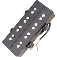 Perfk 1 Takım Bas Humbucker Çift Bobin 4 Dize Pikap Elektrik Bas Aksesuarları (Yurt Dışından)