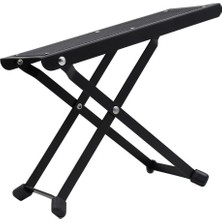 Perfk Gitar Bas Footrest Plaka 6 Seviye Yüksekliği Ayar Ayak Taburesi Sahne Aksesuarı Ayarlama  (Yurt Dışından)
