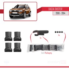 OMAY Dacia Duster 2010-2014 Arası Fly Model Ara Atkı Tavan Barı Gri