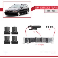 OMAY Bmw 5 Serisi (E39) Tourıng 1995-2003 Arası Fly Model Ara Atkı Tavan Barı Siyah