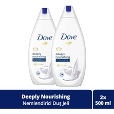 Dove Deeply Nourishing Nemlendirici Duş Jeli 500 Ml  X2