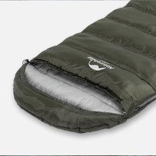 Naturehike U250 Zarf Tarzı Kapüşonlu Uyku Tulumu -10°c Haki - Right