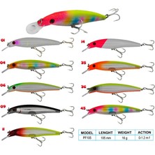 Wily Deep Diver 10.5 cm Maket Balık 16 gr (0-1.2m) Renk:11