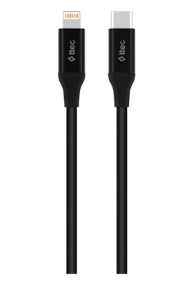 Ttec 2DK40S Type-C Lightning Hizli Sarj Kablosu 150CM Siyah