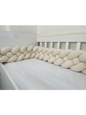 Meleğin Işıklı Topları 540 cm 4'lü Örgü Koruma /100X200 Montessori Yatak Koruyucu