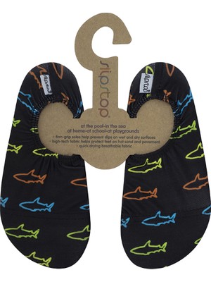 Slipstop Neon Sharks Junior Kaydırmaz Deniz Ayakkabısı