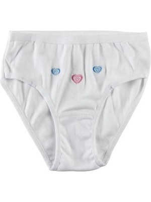 Tutku Kız Çocuk Slip Külot 6' Lı %100 Pamuklu