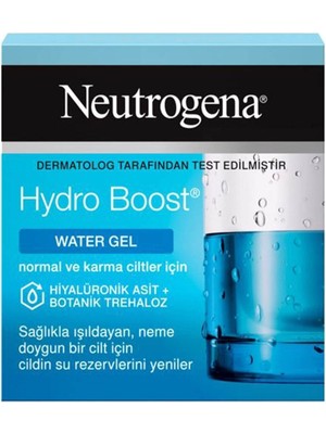 Neutrogena Hydro Boost Water Gel 50 ml Hiyalüronik Asit İçeren Nemlendirici Normal Ciltler İçin