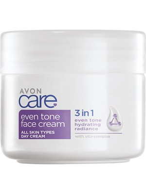 Avon Care 3 In 1 Gündüz Yüz Kremi Vita Kompleks ile NeMlendirici Etki 100 Ml Tüm Cilt Tipleri İçin