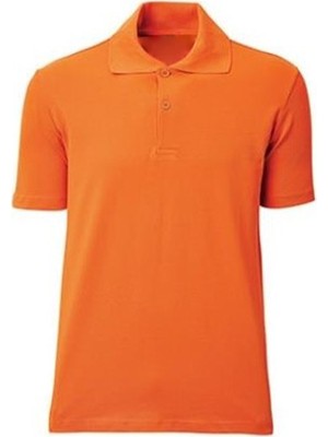 Shaco Design Turuncu Polo Yaka T-Shirt