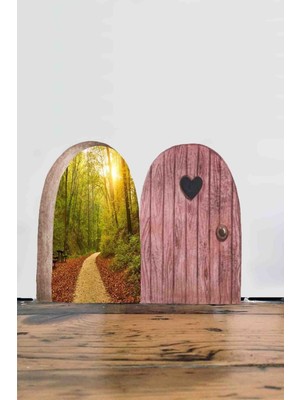 Sonbahar Manzarası 3D Modern Dekoratif Sticker