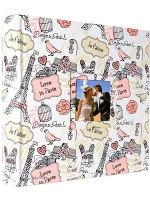 Best Hediye Deri 200'LÜK 10 x 15 Cmcm. Pencereli Memory Fotoğraf Albümü