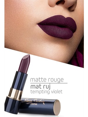 Pierre Cardin Matte Rouge Mat Ruj - Tempting VIOLET255 11151