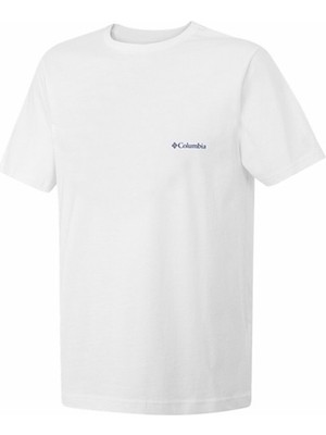 Columbia Erkek Csc Basic Short Sleeve T-Shirt CS0002 - Beyaz - Xl