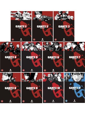 Gantz 11 Kitap Manga Seti - Takahiro Sato