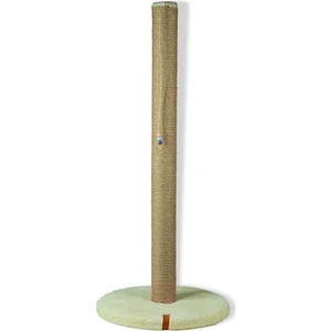 Pugalo Tırmalama Pugalo 80 cm Tırmalama Tahtası Silindir Taban Uzun Catnipli Tırmalama Tahtası Minder Yüzey Krem