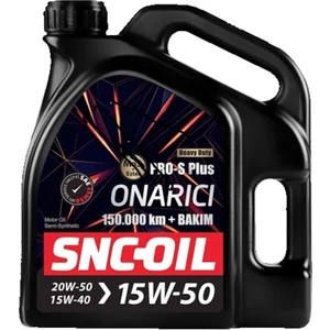 Snc Oil 150.000 Km+Pro S Plus Onarıcı Heavy Duty 15W-50 4 Litre Motor Yağı ( Üretim Yılı: 2023 )