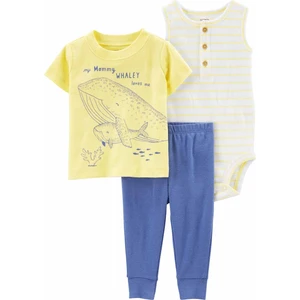 Erkek Bebek Body Pantolon Set 3'lü Paket