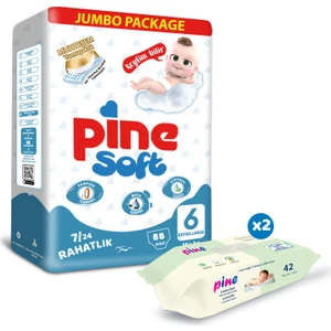 X-Large (15+ Kg) 88 Adet Bebek Bezi + 4 Paket Islak Mendil