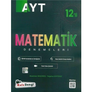 Kafa Dengi Yayınları AYT Matematik 12'li Deneme