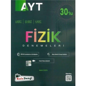 Kafa Dengi Yayınları AYT Fizik 30'lu Deneme