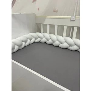 Meleğin Işıklı Topları 190 cm 3'lü Örgü Koruma / Beşik - Yatak Koruyucu