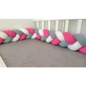Meleğin Işıklı Topları 190 cm 3'lü Örgü Koruma / Beşik - Yatak Koruyucu
