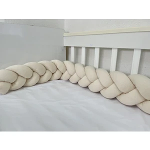 Meleğin Işıklı Topları 420 cm 3'lü Örgü Koruma /80X130 Anne Yanı Park Beşik - Yatak Koruyucu