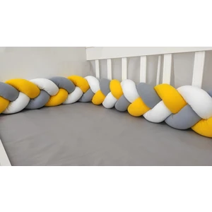 Meleğin Işıklı Topları 500 cm 3'lü Örgü Koruma /90X190 Montessori Yatak Koruyucu