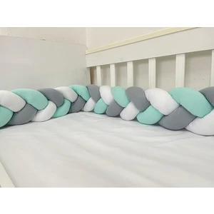 Meleğin Işıklı Topları 500 cm 3'lü Örgü Koruma /90X190 Montessori Yatak Koruyucu