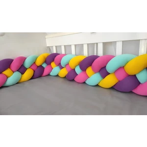 Meleğin Işıklı Topları 600 cm 4'lü Örgü Koruma /100X200 Montessori Yatak Koruyucu