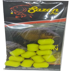 Sr Sazanrig 16 mm Yüzen Silikon Fluo Yeşil Dumbell Tipi Yapay Yem (12 Adet)