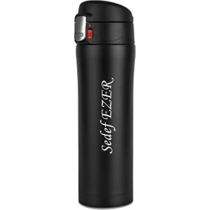 Sedef Silver Kişiye Özel Isim Yazılabilir Hediyelik Isimli  400 ml Paslanmaz Çelik Termos Bardak Mug Kahve Çay Ki