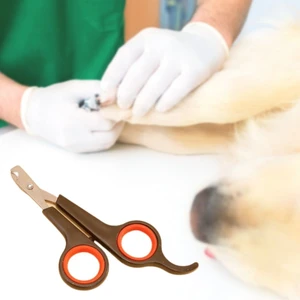 Küçük Çelik Uçlu Kedi Köpek Evcil Hayvan Tırnak Makası Pati Bakım Aleti Ergonomik Kaymaz Sap-