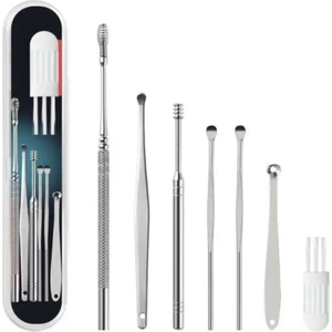 Spiral Kulak Temizleme - Paslanmaz Çelik Temizleme Seti-