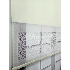 Bbb Çift Mekanizmalı Lazer Kesim Tül ve Stor Perde MLT1050