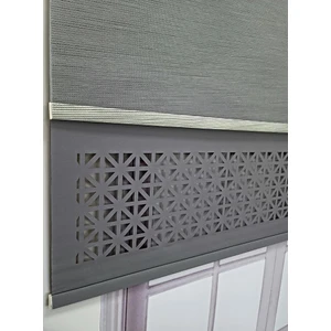 Bbb Çift Mekanizmalı Lazer Kesim Tül ve Stor Perde MLT1045