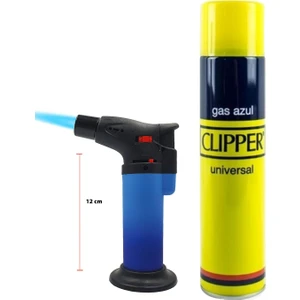 - 1300 C. Büyük Boy Masa Tipi Pürmüz Alev Çakmak Gaz Hediyeli