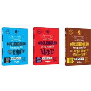 Ankara Yayıncılık 8.Sınıf  Güçlendiren Soru Bankası Matematik-Türkçe - Inkılap