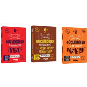 Ankara Yayıncılık 8.Sınıf  Güçlendiren Soru Bankası Türkçe-Inkılap - Paragraf