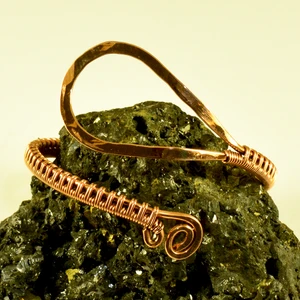 Mba Handmade Jewelry Saf Bakır Örgü Bilezik - Unisex