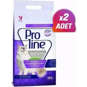 Pro Line Lavanta Kokulu Topaklaşan Kedi Kumu 10 Lt (2 Adet) Badestore