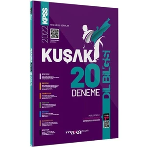 Marka Yayınları KPSS 2023 Dil Bilgisi Kolaydan Zora 20 Kuşak Deneme Tamamı Video Çözümlü