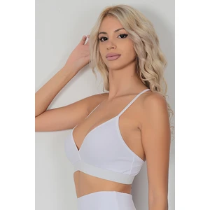 Kadın Beyaz Bralet Fitness Sütyeni