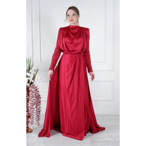 Abiye 1104 Bordo