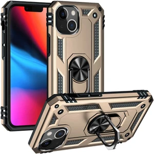 Tekno Grup Apple Iphone 13 Kılıf Çift Katmanlı Yüzüklü Manyetik Vega Kapak